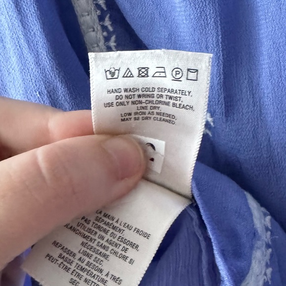 Floreat | Blue Purple Embroidered Adena Peasant Blouse - Picture 13 of 13